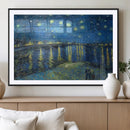 Vincent van Gogh Starry Night over the Rhone Abstract Wall