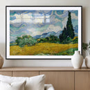 Wheatfield With Cypresses By Van Gogh Painting Wall Art