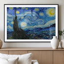 Vincent Van Gogh The Starry Night Abstract Wall Art Canvas