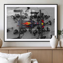 RedBull Formula 1 Canvas Wall Art Print by MyGreatCanvas | Canvas Wall Art Prints | Photo Prints & Wall Decor