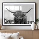 Longhorn Canvas Print, Bighorn Cow Wall Art Canvas Print by MyGreatCanvas | Canvas Wall Art Prints | Photo Prints & Wall Decor