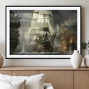 Pirate Ship War Wall Art Canvas Print by MyGreatCanvas | Canvas Wall Art Prints | Photo Prints & Wall Decor