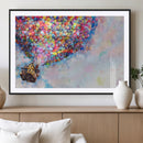 Don't Look Up Movie Canvas Wall Art - Vibrant Floating House