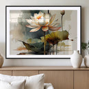 Lotus Flower Watercolor Canvas Print – A Symbol of Serenity by MyGreatCanvas | Canvas Wall Art Prints | Photo Prints & Wall Decor