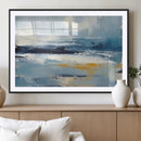 Abstract Ocean Canvas Wall Art - Coastal Blue and Gold by MyGreatCanvas | Canvas Wall Art Prints | Photo Prints & Wall Decor
