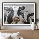 Vintage Baby and Mom Cattle Wall Art Canvas Print by MyGreatCanvas | Canvas Wall Art Prints | Photo Prints & Wall Decor