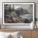 Serene Coastal View of Acadia National Park - Stunning