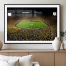 Stadium in Michigan Wall Art Canvas Print, Framed American