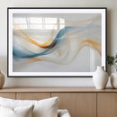 Decorative Turquoise Abstract Wave Wall Art Canvas Print by MyGreatCanvas | Canvas Wall Art Prints | Photo Prints & Wall Decor