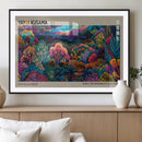 Framed Japanese 1986 Wall Art Print, Yayoi Kusama 1986 Wall