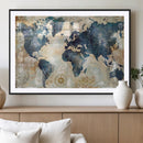 World Map Canvas Print – Framed Wall Art for Couples, by MyGreatCanvas | Canvas Wall Art Prints | Photo Prints & Wall Decor