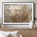 Pampas Grass Canvas Wall Art - Elegant Neutral Decor for