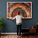 Abstract Tree Ring Art, Colorful Tree Ring Wall Decor, by MyGreatCanvas | Canvas Wall Art Prints | Photo Prints & Wall Decor