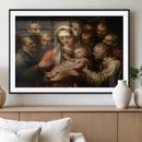 Religious Canvas Wall Art Print - Madonna and Child with by MyGreatCanvas | Canvas Wall Art Prints | Photo Prints & Wall Decor