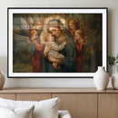 Mary Jesus Canvas Wall Art Print - Madonna and Child with