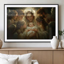 Mary Jesus Canvas Wall Art Print - Madonna and Child with