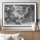 Black White Abstract Canvas Wall Art - Fluid Ink Artwork - by MyGreatCanvas | Canvas Wall Art Prints | Photo Prints & Wall Decor