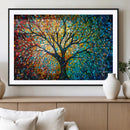 Yggdrasil Tree of Life Wall Art Print | Mosaic Style 3-Panel