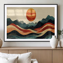 Mountain Triptych Wall Art Canvas Print – Western Nature