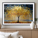 Golden Autumn Tree Wall Art – Framed Fall Leaves Canvas by MyGreatCanvas | Canvas Wall Art Prints | Photo Prints & Wall Decor