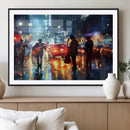 African American Jazz Canvas Wall Art Print – Abstract Music