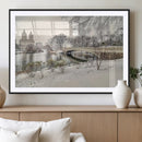 The Bow Bridge in Central Park Canvas, The Bow Bridge Canvas by MyGreatCanvas | Canvas Wall Art Prints | Photo Prints & Wall Decor