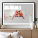 Cardinal Bird Canvas Wall Art - Male and Female Cardinal by MyGreatCanvas | Canvas Wall Art Prints | Photo Prints & Wall Decor