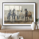 Wild Horses Wall Art Canvas Print, Framed Running Horses Art by MyGreatCanvas | Canvas Wall Art Prints | Photo Prints & Wall Decor