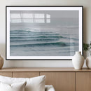 Ocean Waves Wall Art Canvas Print – Framed Surfer Lineup by MyGreatCanvas | Canvas Wall Art Prints | Photo Prints & Wall Decor