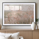 Pastel Grasses Wall Art Canvas Print – Framed Soft Meadow