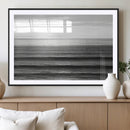Monochrome Ocean Wall Art Canvas Print – Framed Moody Ocean by MyGreatCanvas | Canvas Wall Art Prints | Photo Prints & Wall Decor
