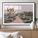 Joshua Tree Wall Art Canvas Print – Framed Desert Road Scene by MyGreatCanvas | Canvas Wall Art Prints | Photo Prints & Wall Decor