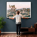 Joshua Tree Park Wall Art Canvas Print – Framed Desert Road by MyGreatCanvas | Canvas Wall Art Prints | Photo Prints & Wall Decor