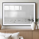 Monochrome Swimming Wall Art Canvas Print – Framed Ocean by MyGreatCanvas | Canvas Wall Art Prints | Photo Prints & Wall Decor