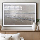Ocean Waves Wall Art Canvas Print – Framed Coastal Shoreline by MyGreatCanvas | Canvas Wall Art Prints | Photo Prints & Wall Decor
