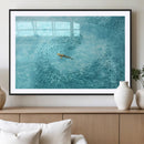 Fish Swarm Wall Art Canvas Print – Framed Aerial Shark and by MyGreatCanvas | Canvas Wall Art Prints | Photo Prints & Wall Decor