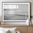 Black and White Seascape Wall Art Canvas Print – Framed by MyGreatCanvas | Canvas Wall Art Prints | Photo Prints & Wall Decor