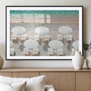 Calm Beach Wall Art – Framed Turquoise Water Canvas Artwork, by MyGreatCanvas | Canvas Wall Art Prints | Photo Prints & Wall Decor