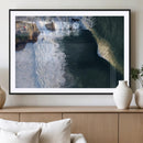 Ocean Wave Wall Art – Aerial Coastal View Canvas Artwork, by MyGreatCanvas | Canvas Wall Art Prints | Photo Prints & Wall Decor