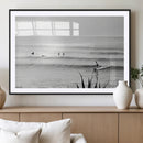 Surfer Silhouette Wall Art Canvas Print – Framed Calm Ocean by MyGreatCanvas | Canvas Wall Art Prints | Photo Prints & Wall Decor