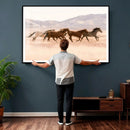 Wild Horse Wall Art Canvas Print – Framed Rustic Western Art by MyGreatCanvas | Canvas Wall Art Prints | Photo Prints & Wall Decor
