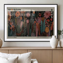 Modern Japanese Wall Art Canvas Print – Framed Abstract