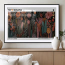 Modern Japanese Wall Art Canvas Print – Framed Abstract