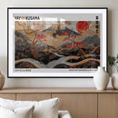 Mount Fuji Wall Art Canvas Print – Framed Abstract Mount