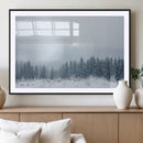 Winter Forest Wall Art Canvas Print – Framed Snowy Landscape by MyGreatCanvas | Canvas Wall Art Prints | Photo Prints & Wall Decor