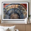 Tree Rings Wall Art Canvas Print – Framed Petrified Wood by MyGreatCanvas | Canvas Wall Art Prints | Photo Prints & Wall Decor