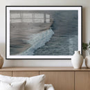Ocean Waves Wall Art Canvas Print – Framed Coastal Serenity