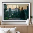 Mountain Wall Art Canvas Print – Framed Forest Serenity