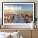 Ocean Sunset Wall Art Canvas Print – Nautical Beach