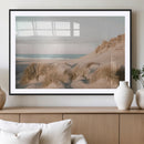 Beach Landscape Wall Art Canvas Print – Framed Sand Dune